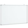 vidaXL Магнитна бяла дъска 100x60x1,7 см алуминий