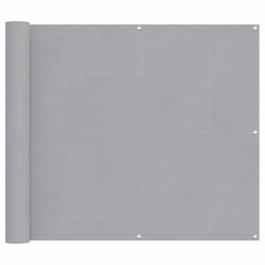 vidaXL Балконен екран PU покрит оксфорд алу