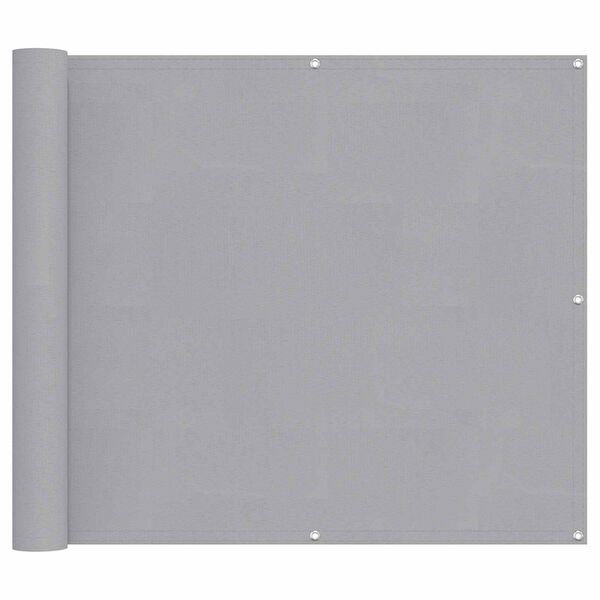 vidaXL Балконен екран PU покрит оксфорд алу