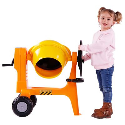 Polesie Wader Детска играчка бетонобъркачка оранжева полипропилен XXL