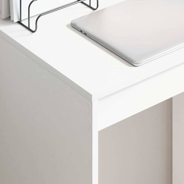 vidaXL Бюро Бяло 60 x 40 x 76 см