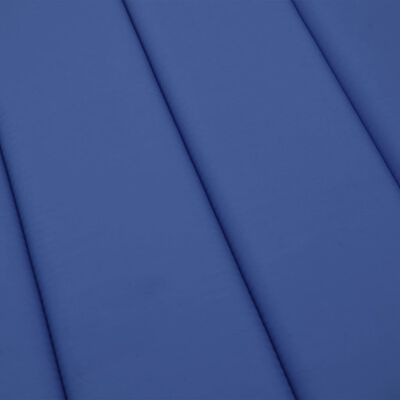 vidaXL Шалте за шезлонг, кралско синьо, 186x58x3 см, Оксфорд плат