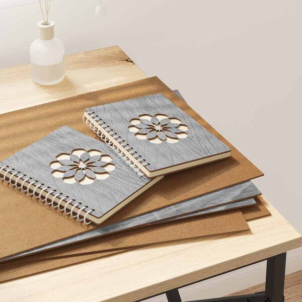 vidaXL Декор панели 50 pcs Сив Сонома 30 x 42 x 0.27 см