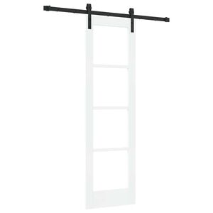 vidaXL Преплъзваща се врата ORKDAL Бяло 61 x 198,5 см