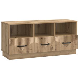 vidaXL ТВ шкаф Дъб артизан 102 x 34,5 x 47 см Инженерна дървесина