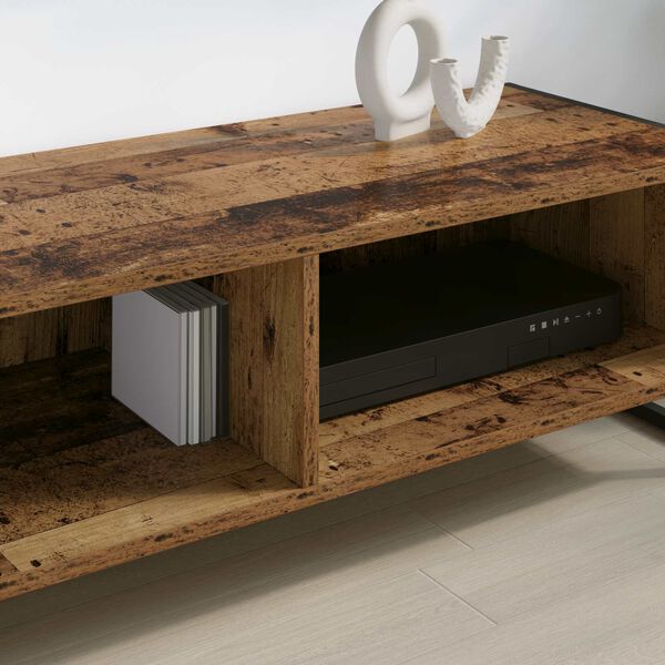 vidaXL ТВ шкаф Старо дърво 100 x 36.5 x 30.5 см Инженерно дърво