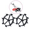 vidaXL Метални колела за 6,5 HP бензинова мотофреза, 2 бр