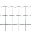 vidaXL Оградна мрежа, стомана, 25 x 0,8 м, зелена
