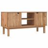 vidaXL ТВ шкаф OTTA, 113,5x43x57 см, борово дърво масив
