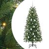 vidaXL С изкуствено коледно дърво Зелен 150 cm PE и PVC