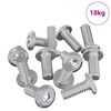 vidaXL Винт с глава 3600 pcs Сребрист Стомана