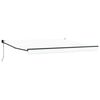vidaXL Сгъваем навес Бяло 400 &times; 300 cm Полиестер