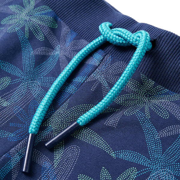 Детски шорти с шнур, нейви, 104