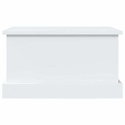 vidaXL Кутия за съхранение, бяла, 50x30x28 см, инженерна дървесина