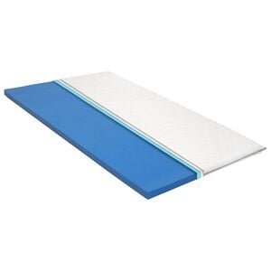 vidaXL Топ матрак, 80x200 см, виско мемори пяна, 6 см