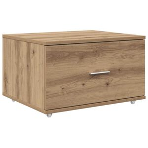 vidaXL Чекмеджетен шкаф 55 x 45 x 31 см Дъб