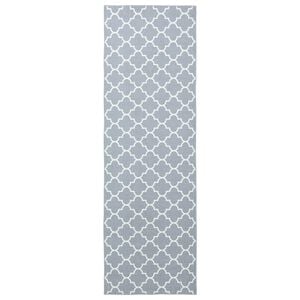 vidaXL Каса за килим ORIZ 1150 gsm Сив и бял