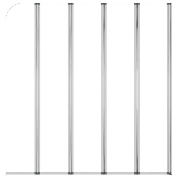 vidaXL Душ кабина, 120x140 см, закалено стъкло, прозрачна