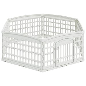 vidaXL 6 панелна играчка за кучета 177,5 x 154,5 x 58 см Пластмаса