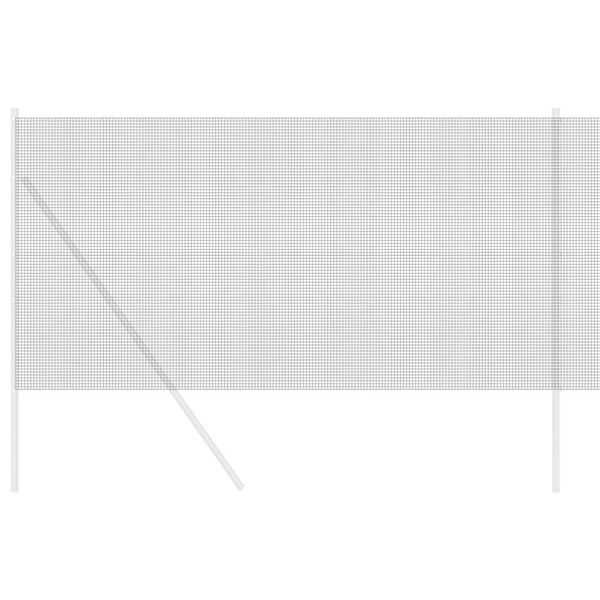 vidaXL Заварена мрежа ограда Сив 1.2 x 50 m Стомана