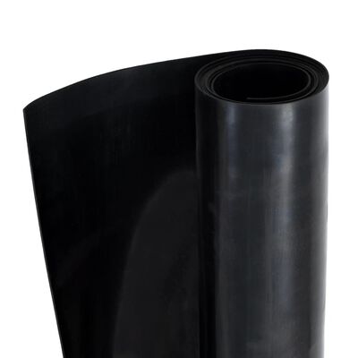 vidaXL Гумена настилка против хлъзгане, 1,2x5 м, 1 мм, гладка