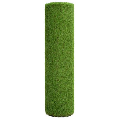 vidaXL Изкуствена трева, 1x15 м/30 мм, зелена