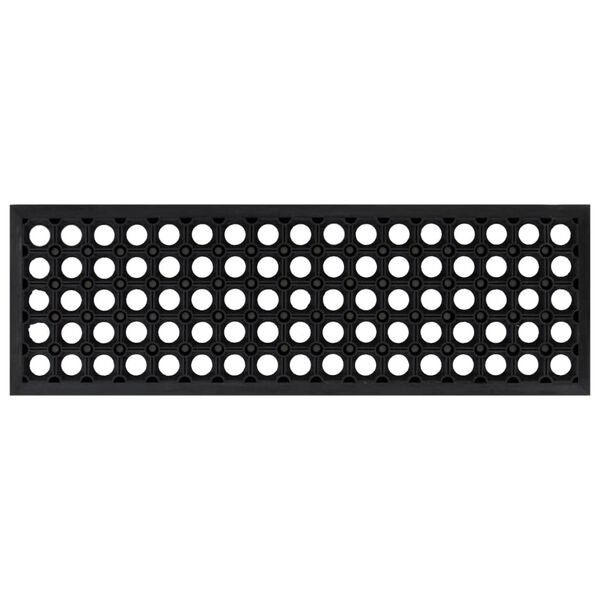 vidaXL Постелки за стъпала 10 бр 25x75 см гума