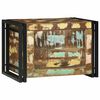 vidaXL Кутия за съхранение Кафяв и черен 60 x 40 x 41 см