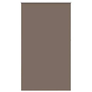 vidaXL Ролетна щора, затъмняваща, кафява, 130x210 см, ширина на плата 126,6 см, полиестер