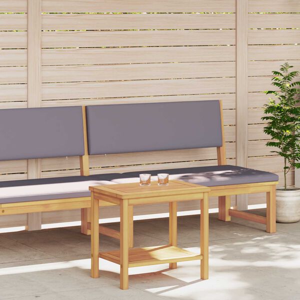 vidaXL Странична маса Натурален маслен 50 x 35 x 45 cm