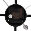 vidaXL Стенен часовник, черен, &Oslash;50 см, желязо