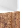 vidaXL Шкаф за фурна, Lucca, старо дърво, инженерно дърво