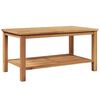 vidaXL Масичка за кафе Кафяво 90 x 50 x 45 cm Солидно тиково дърво