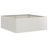 vidaXL Кашпа, 80x80x30 см, неръждаема стомана