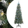 vidaXL С изкуствено коледно дърво Зелено 210 cm