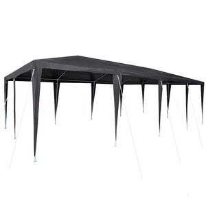 vidaXL Парти шатър Антрацит 800 x 400 x 266 см Полиетилен и стомана