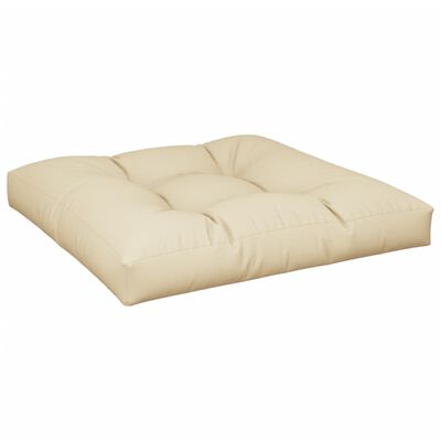 vidaXL Възглавница за палетен диван, бежова, 70x70x12 см