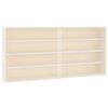 vidaXL Дървена колекционерска витрина с врати 80x8,5x37 см
