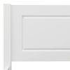 vidaXL Рамка за легло, борова дървесина масив, бяла, 140x200 cм
