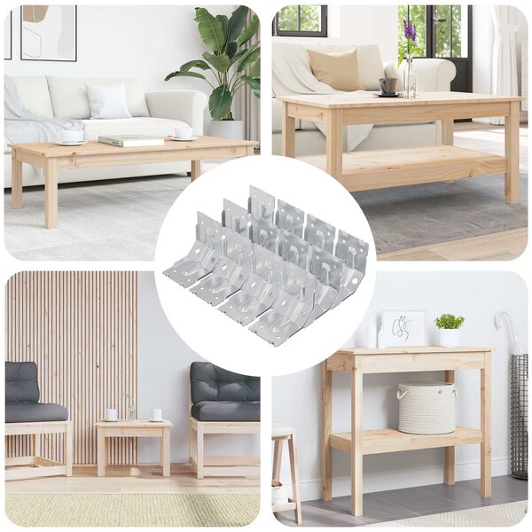 vidaXL Държач 212 pcs Цинковано 106 x 55 x 1,5mm Стомана