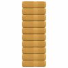 vidaXL Кърпи за гости FROGN 10 бр. Златисти 30x50 см 360 г/м&sup2;