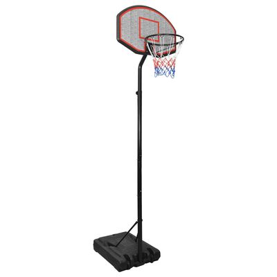vidaXL Баскетболна стойка черна 282-352 см полиетилен