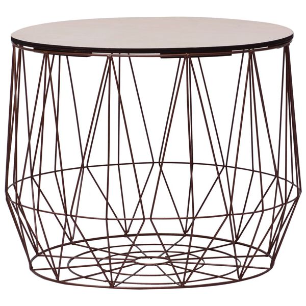 vidaXL Маси за кафе, 2 бр, мед