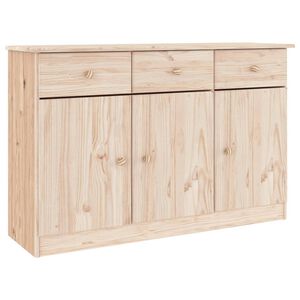 vidaXL Сайдборд ALTA, 112x35x73 см, борово дърво масив