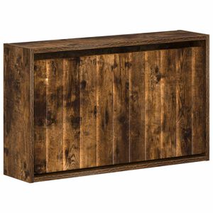 vidaXL Стенно шкафче за обувки ZWOLLE 71 x 17 x 43 см Опушен дъб
