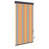 vidaXL Външна ролетна щора, 80x250 см, жълто и синьо
