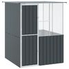 vidaXL Клетка за птици със съхранение Антрацит 165 x 165 x 200 см