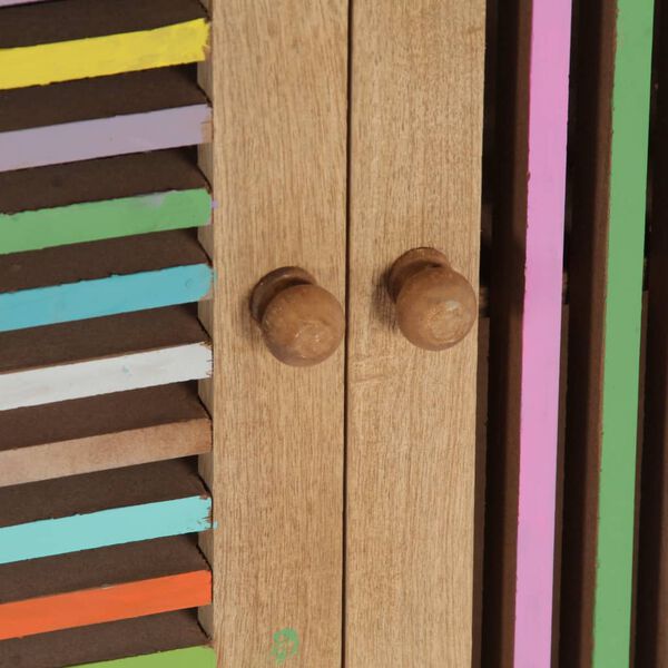 vidaXL Сайдборд, 150x30x75 см, мангово дърво масив