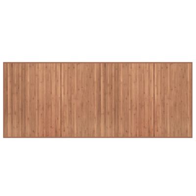 vidaXL Килим, правоъгълен, натурален, 80x200 см, бамбук