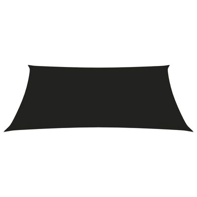 vidaXL Платно-сенник, Оксфорд текстил, правоъгълно, 2,5x4 м, черно